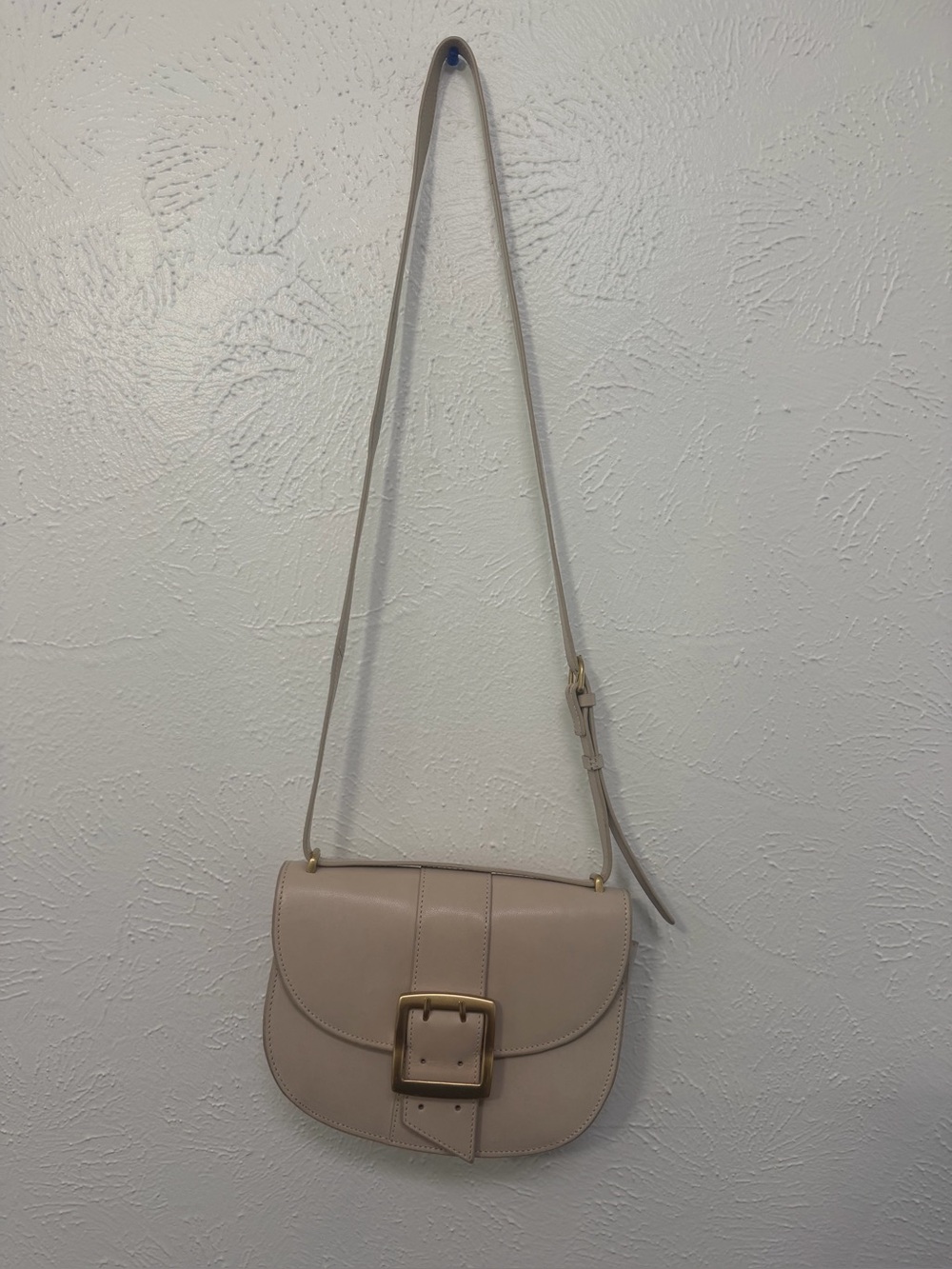 Vince Camuto Genuine Leather Beige Shoulder Bag - Picture 2 of 9